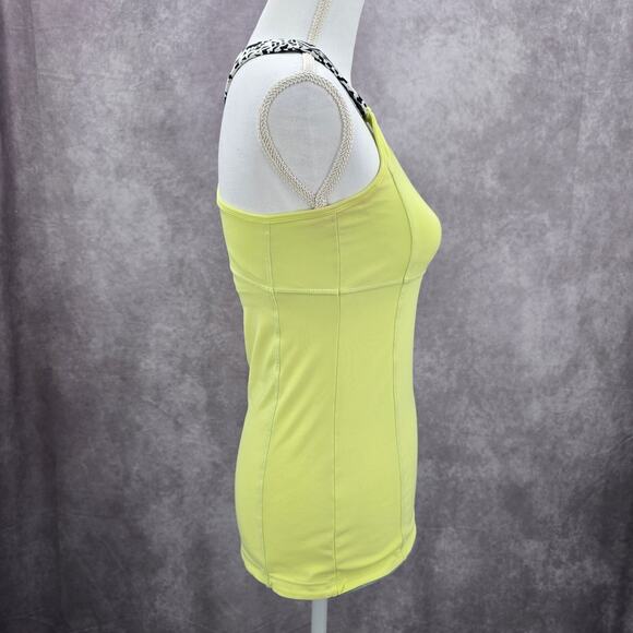 Mondetta Green Racerback Print Sports Activewear Support Bra Tank Top Small - Picture 4 of 5